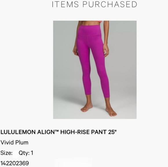 🍋 LULULEMON 🍋 Align 25 " Size 2 - Picture 5 of 10